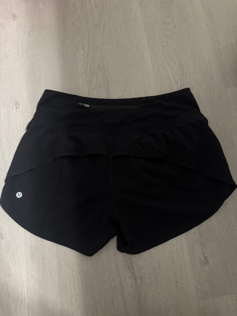 lululemon athletica Black Women's Athletic Skort with Zip Pocket